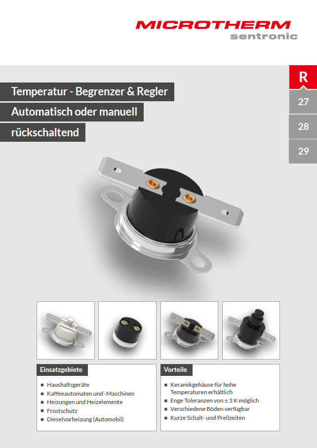 R28-Serie - Microtherm Sentronic GmbH (DE)